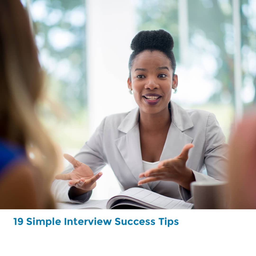 19 simple interview success tips